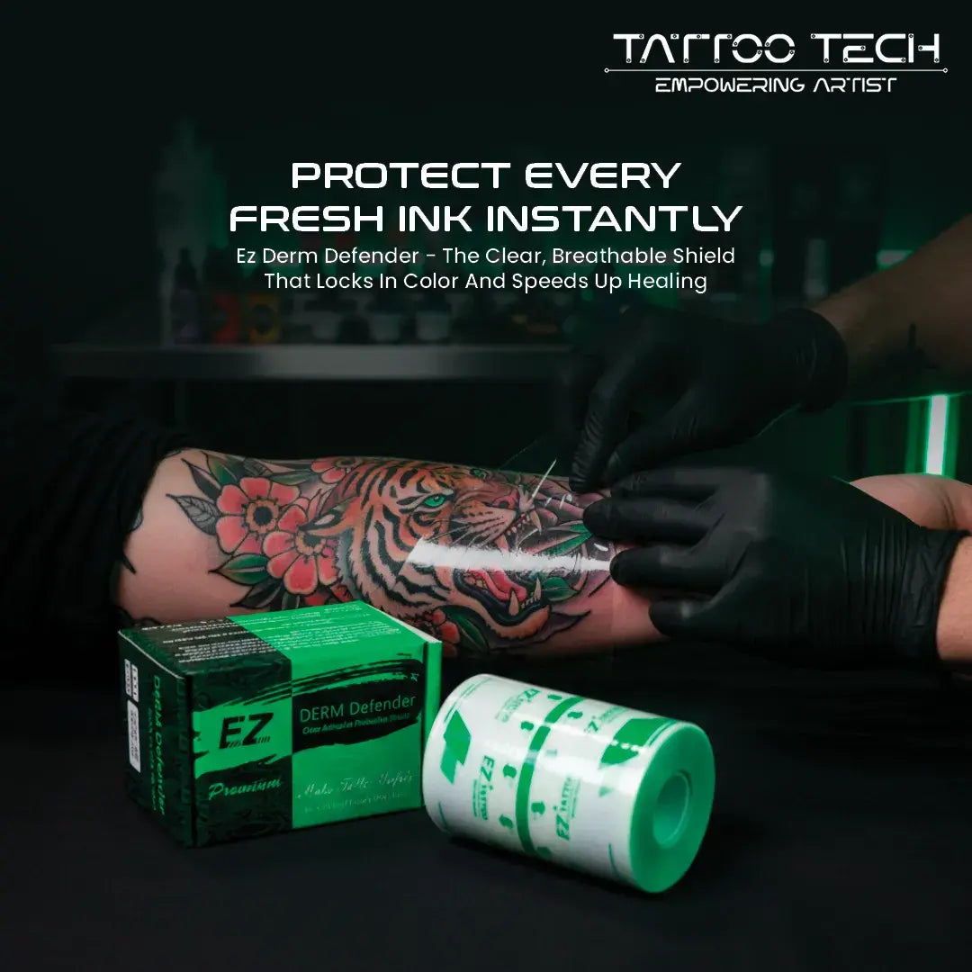 EZ Derm Defender ~ Premium Tattoo Aftercare Protective Film