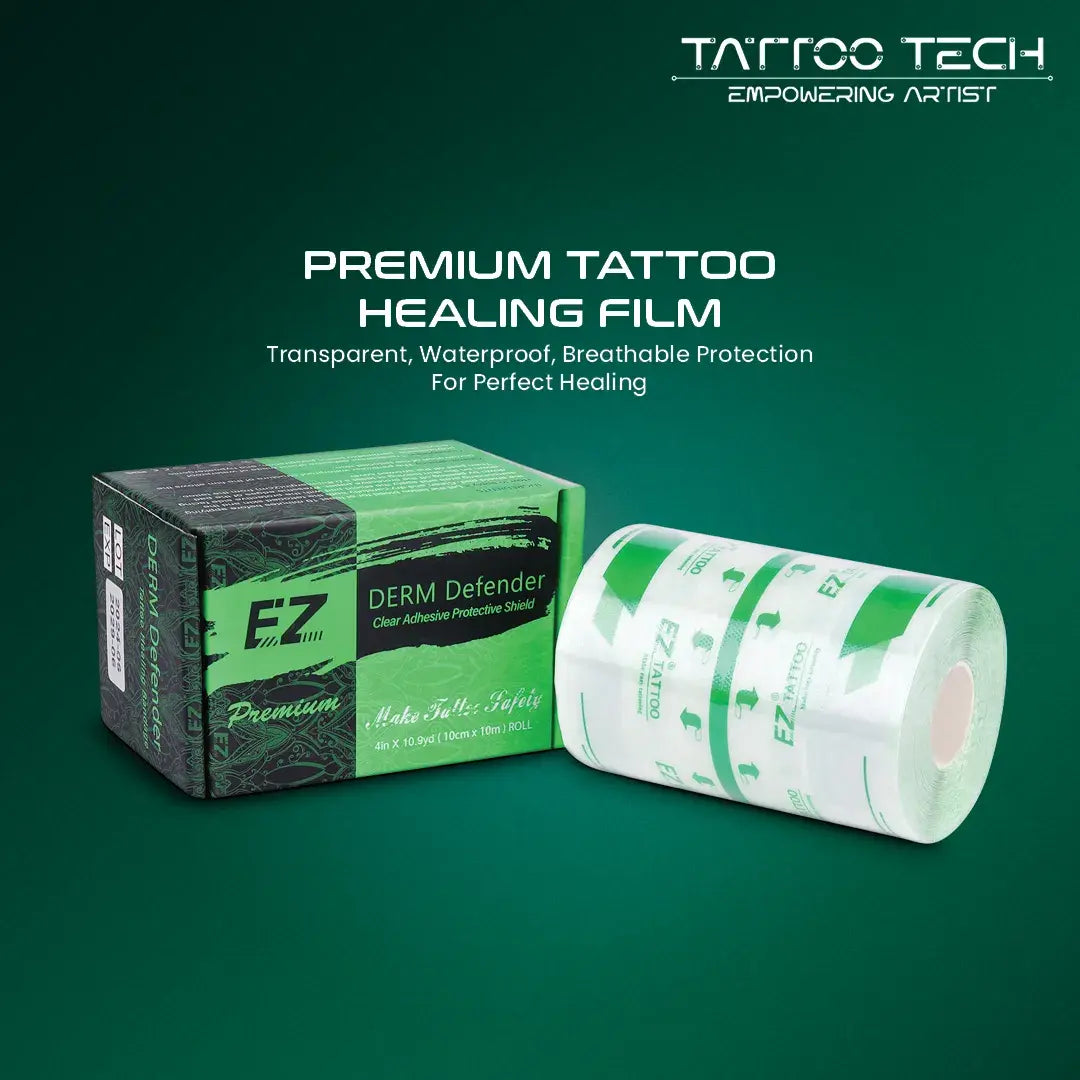 EZ Derm Defender ~ Premium Tattoo Aftercare Protective Film