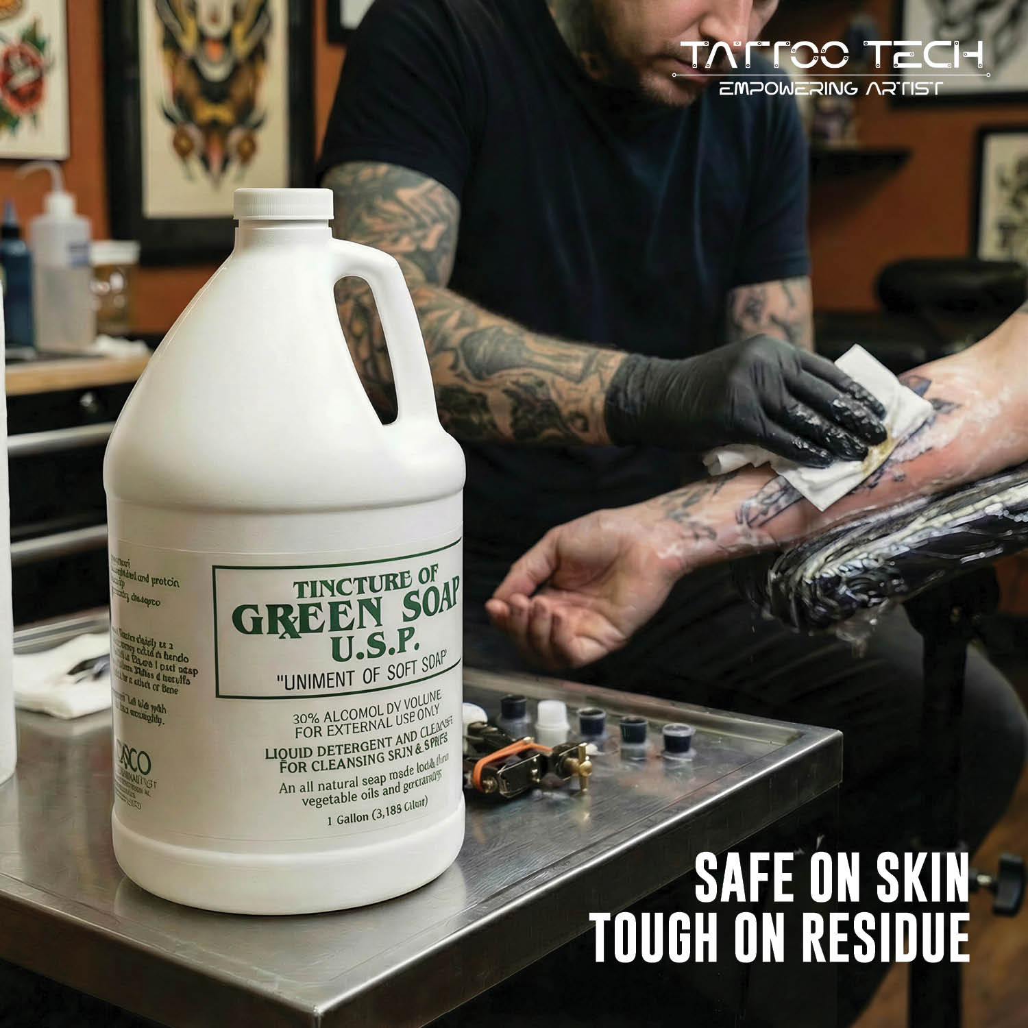 Cosco Tattoo Cleaning Green Soap