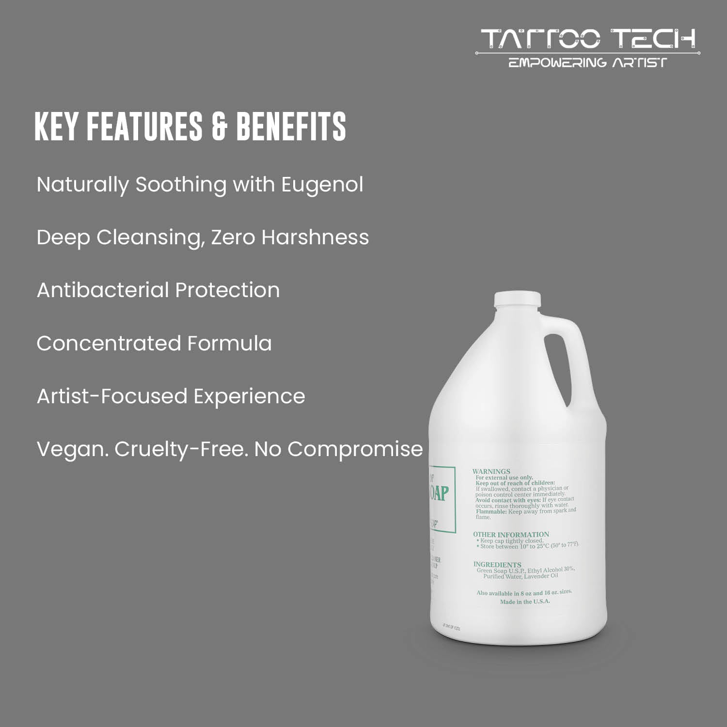 Cosco Tattoo Cleaning Green Soap