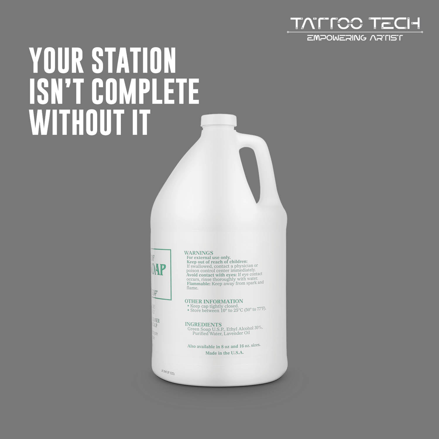 Cosco Tattoo Cleaning Green Soap
