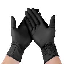 Black and Blue Gloves-100%Nitrile