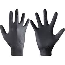 Black and Blue Gloves-100%Nitrile