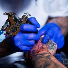 Black and Blue Gloves-100%Nitrile