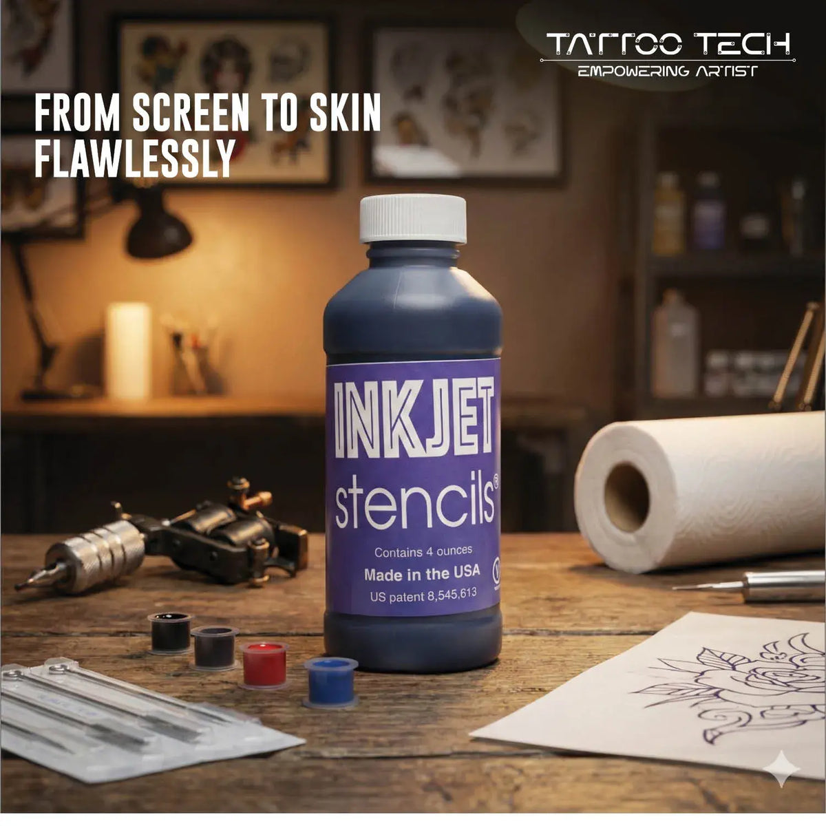 Ink Transfar InkJet Transfer Ink for High Quality Stencil 120ml – Tattoo Tech