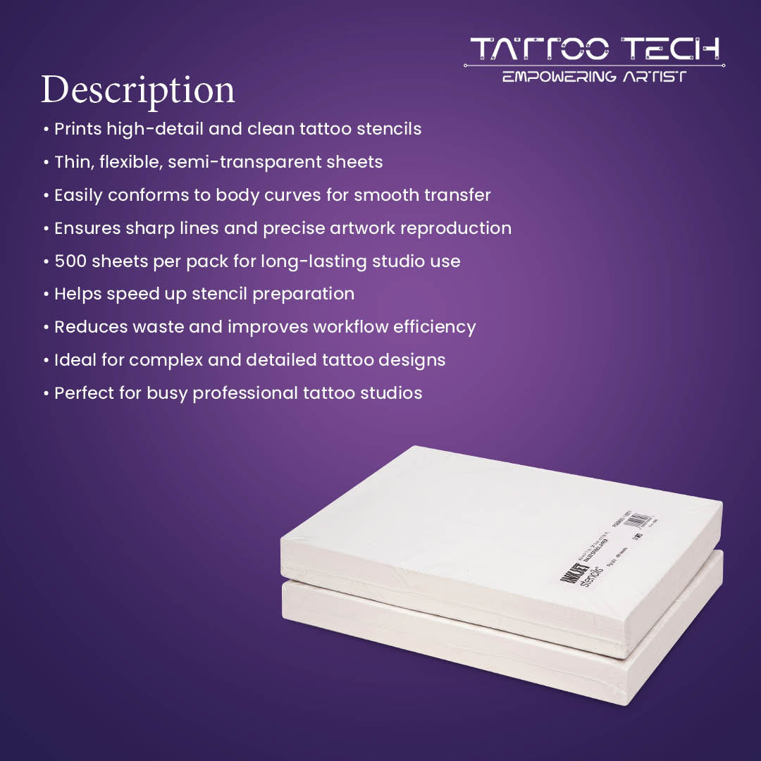 Inkjet Tattoo Stencil Transfer Paper
