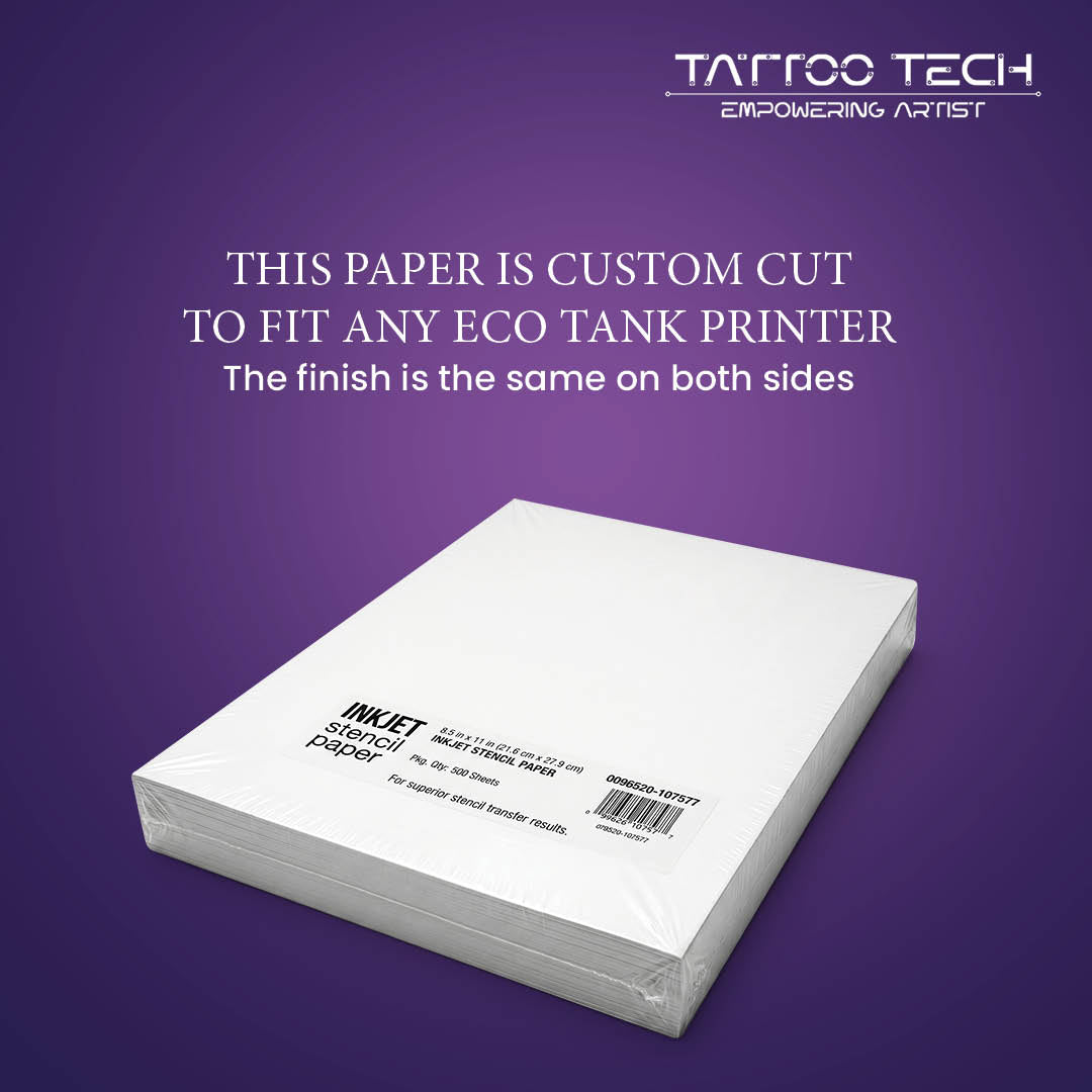 Inkjet Tattoo Stencil Transfer Paper