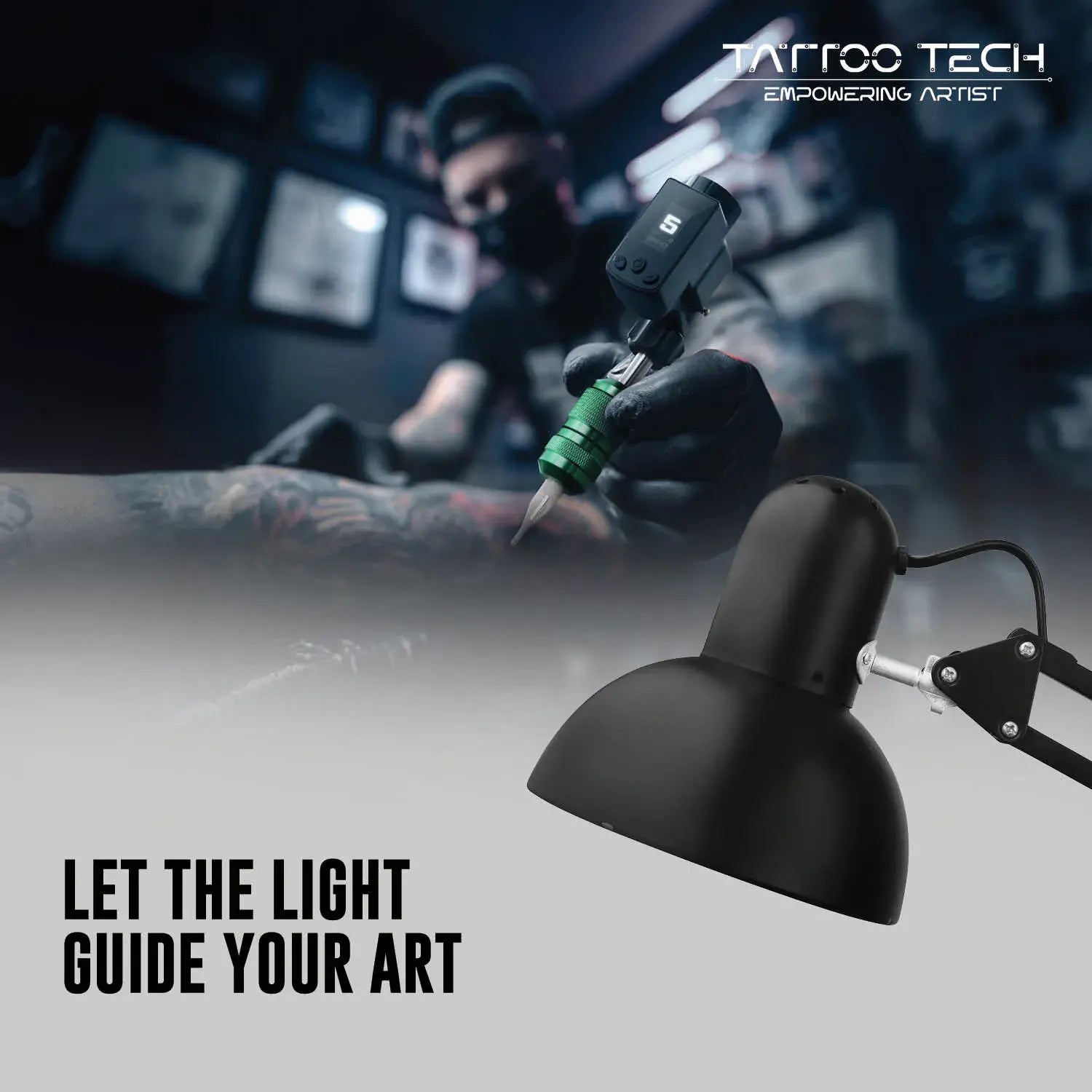 Floor Lamp Round for tattoo studio