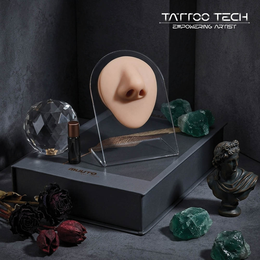Soft Silicone Human Nose for Piercing Practice