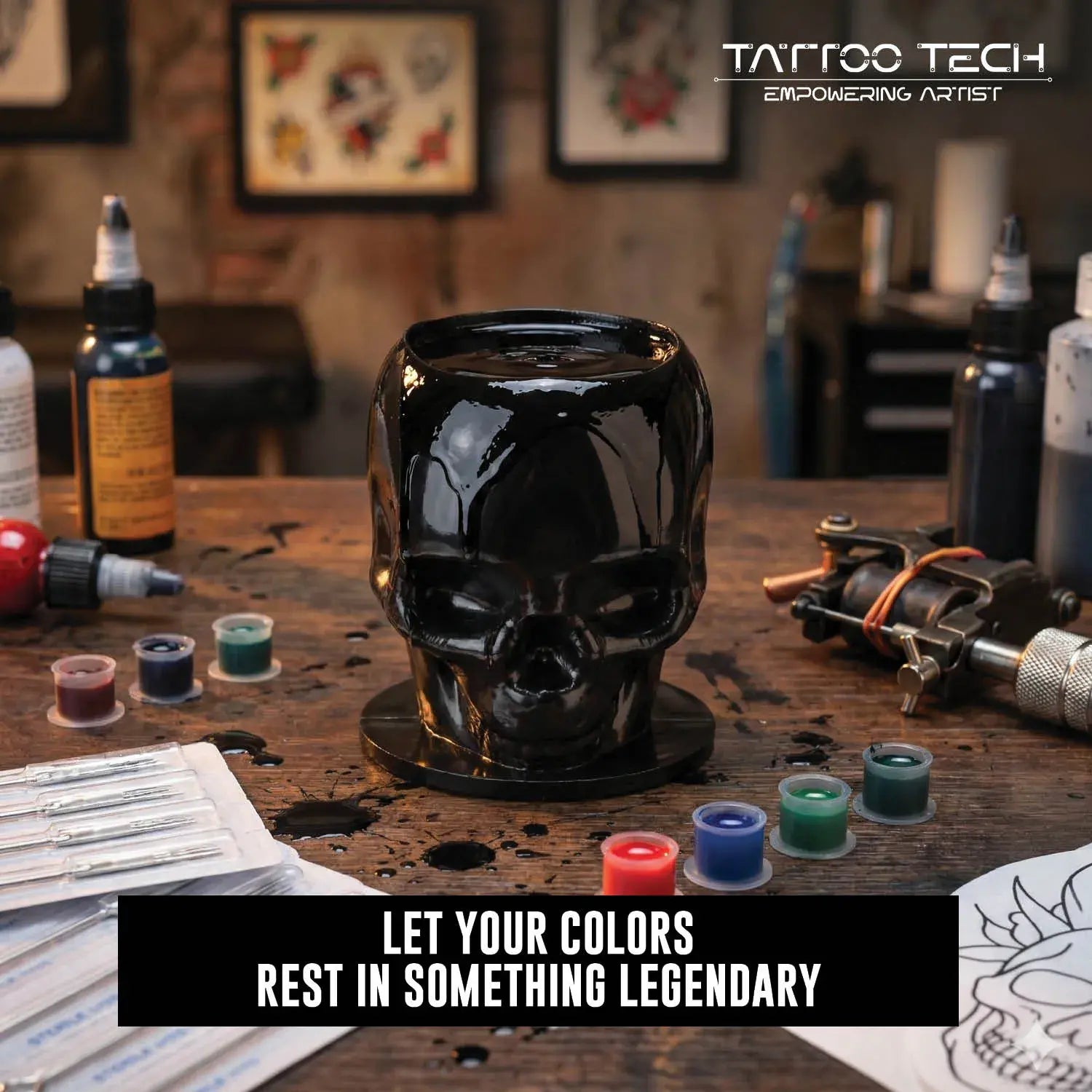black skull