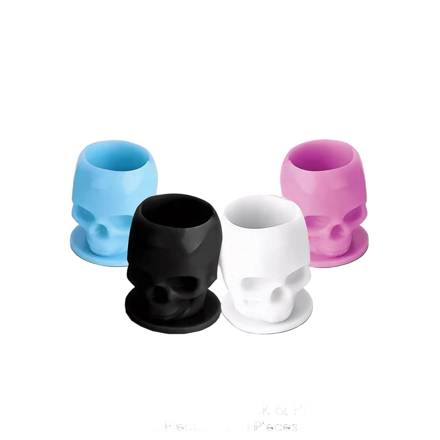 Disposable Skull Tattoo Ink Cups