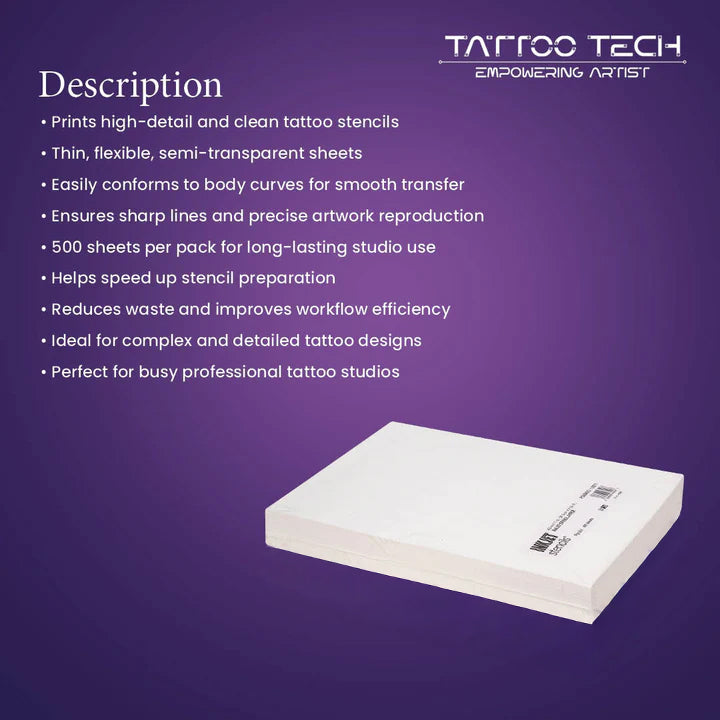 Inkjet Tattoo Stencil Transfer Paper