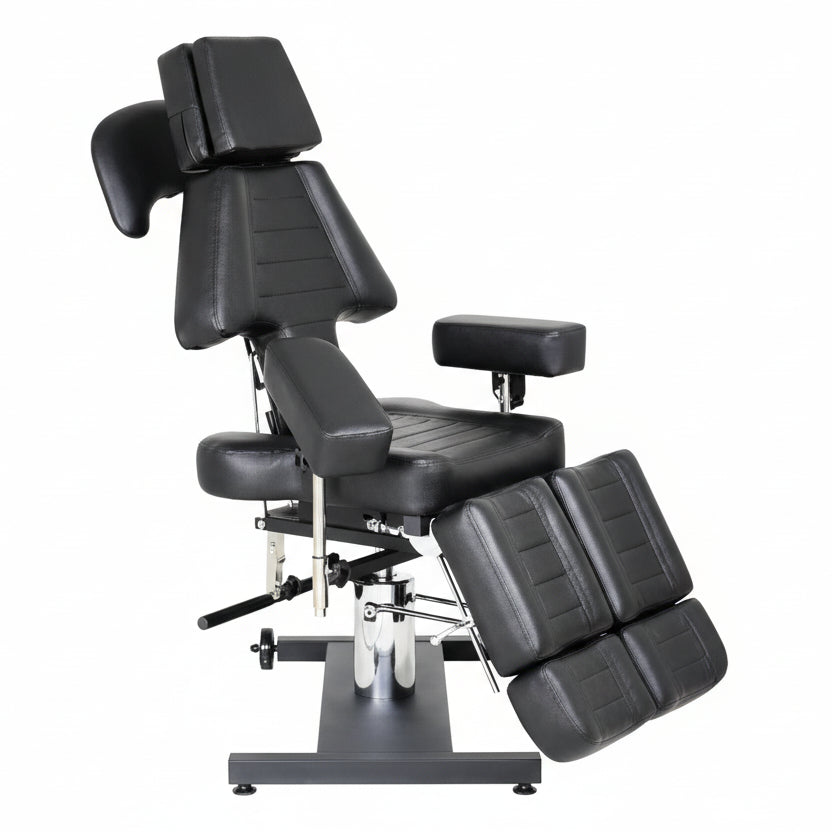 Superior Tattoo Chair Bed with Hydraulic Height Adjustment