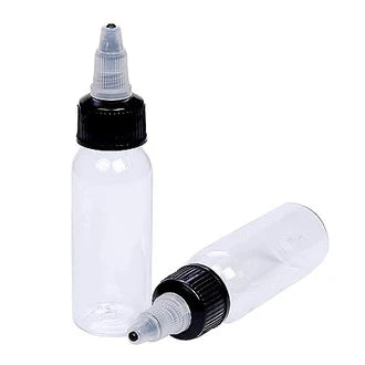 Tattoo Ink Plastic Transparent Empty Bottle