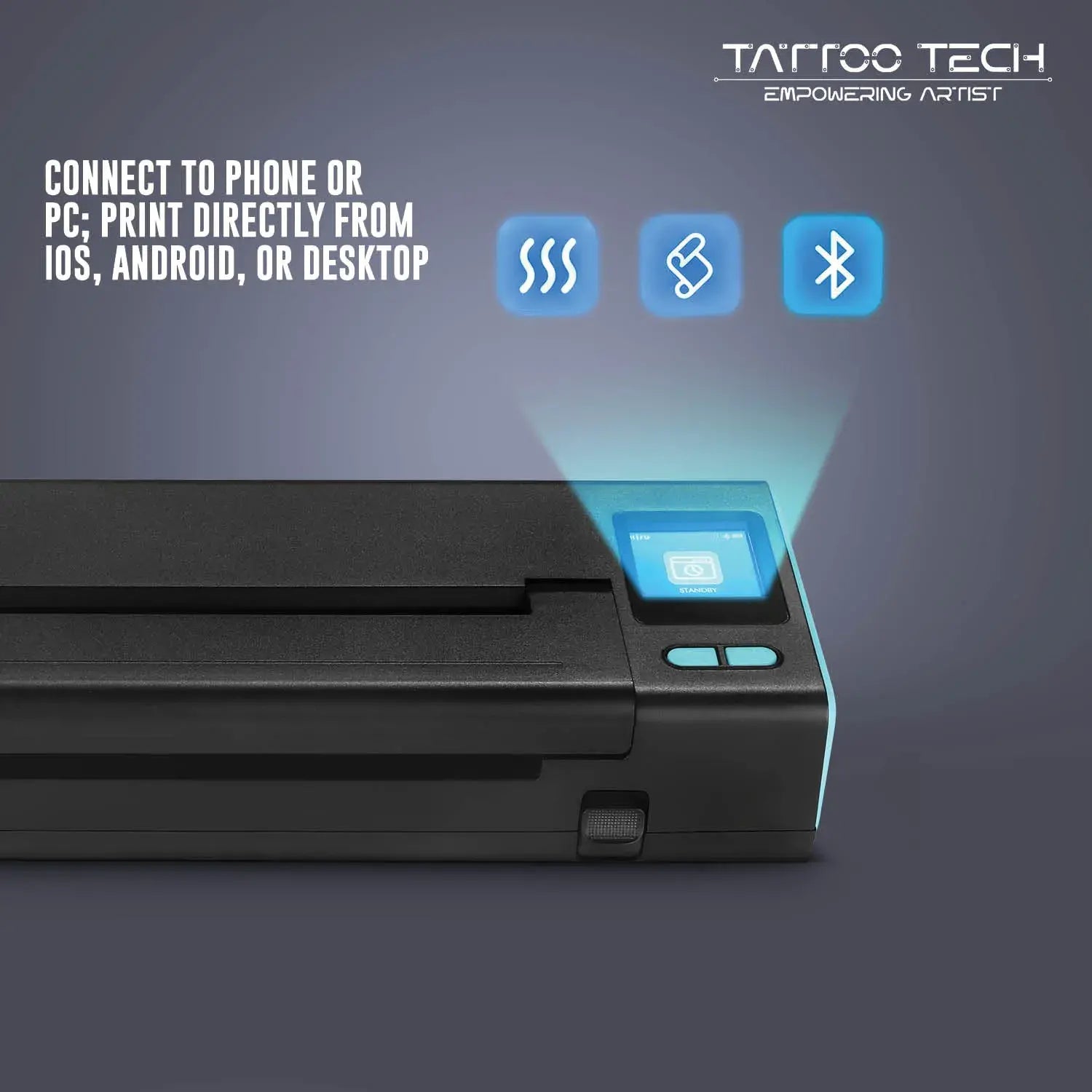 Tattoo Tech Bluetooth Thermal Tattoo Stencil Printer