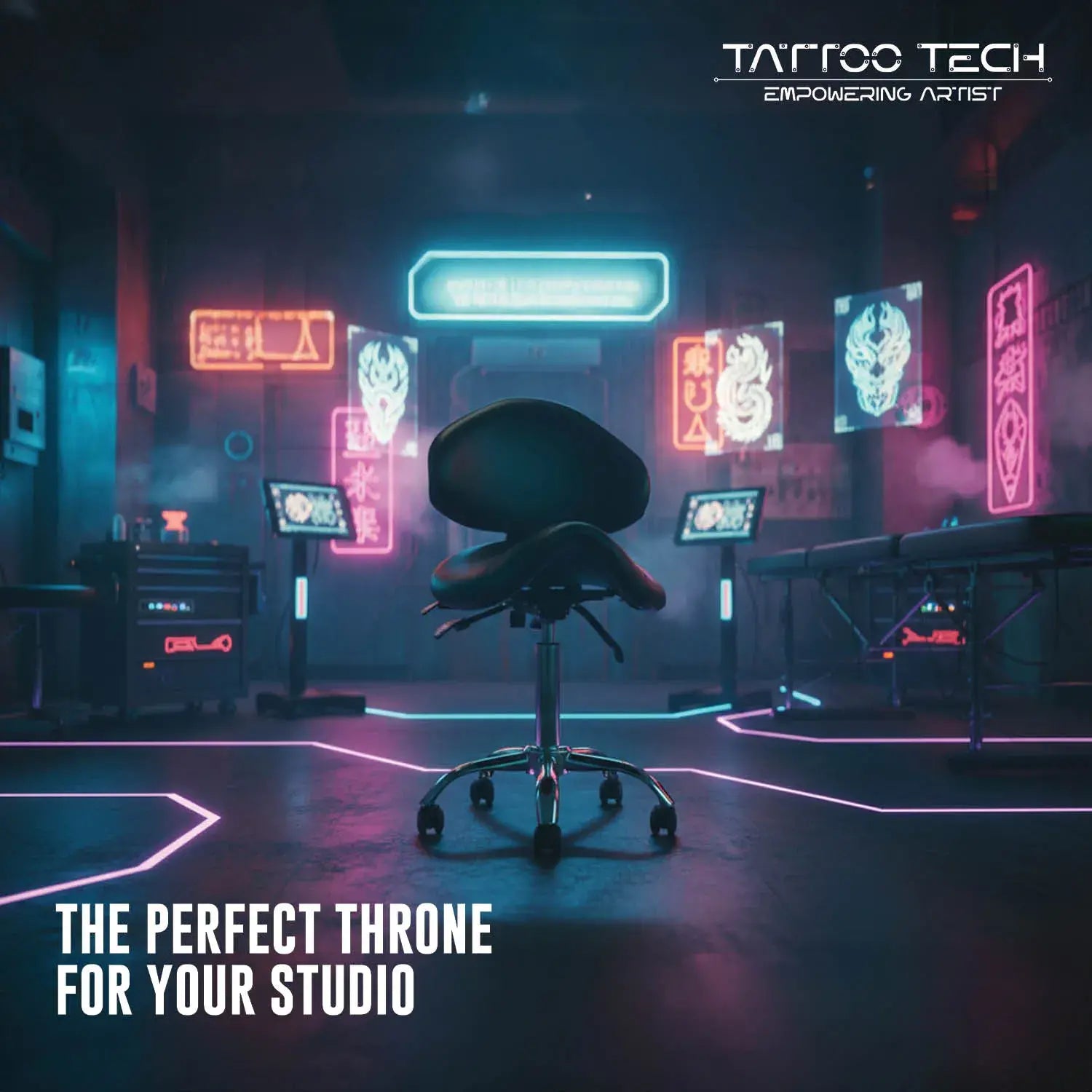 Adjustable Saddle Stool Chair Rolling 9949A