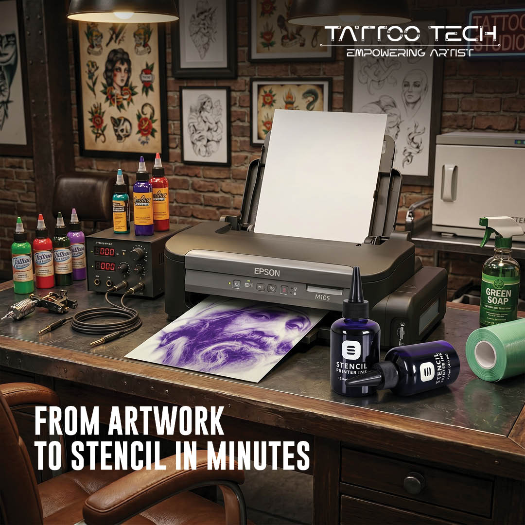 Tattoo Transfer Stencil Ink