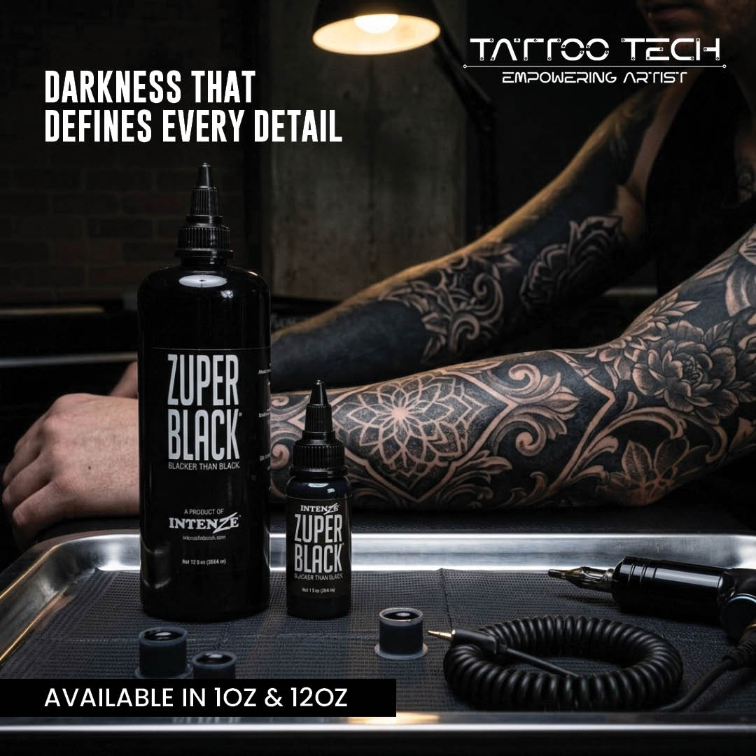 Intenze Zuper Black Tattoo Ink